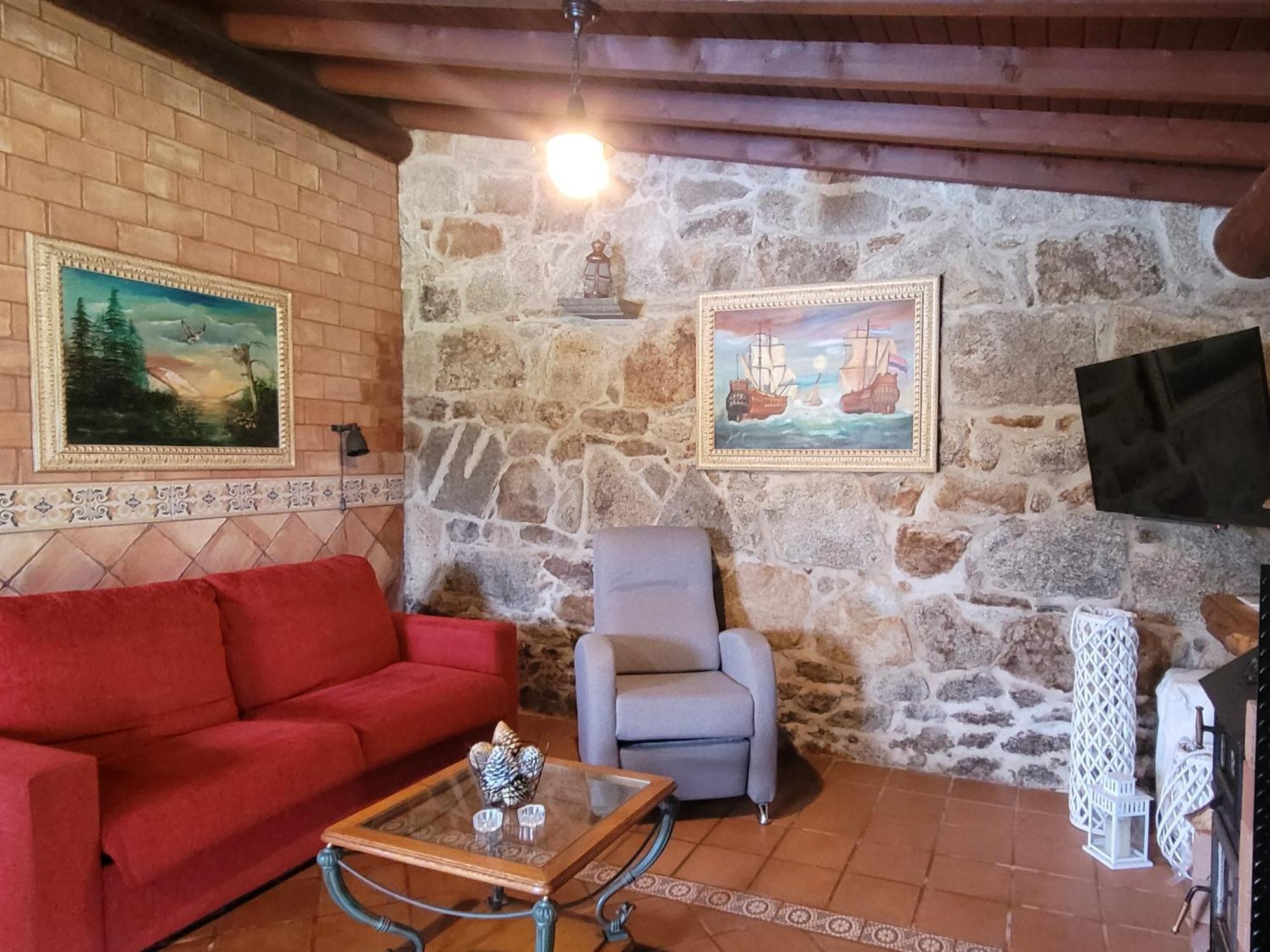 Casa Rustica Piscina, Apartadino Pobra Do Caraminal Eksteriør bilde